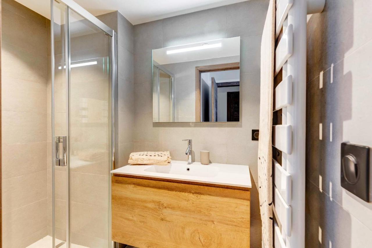 4-Room Apartment With Garden, Gym And Shared Spa Megève Exterior foto